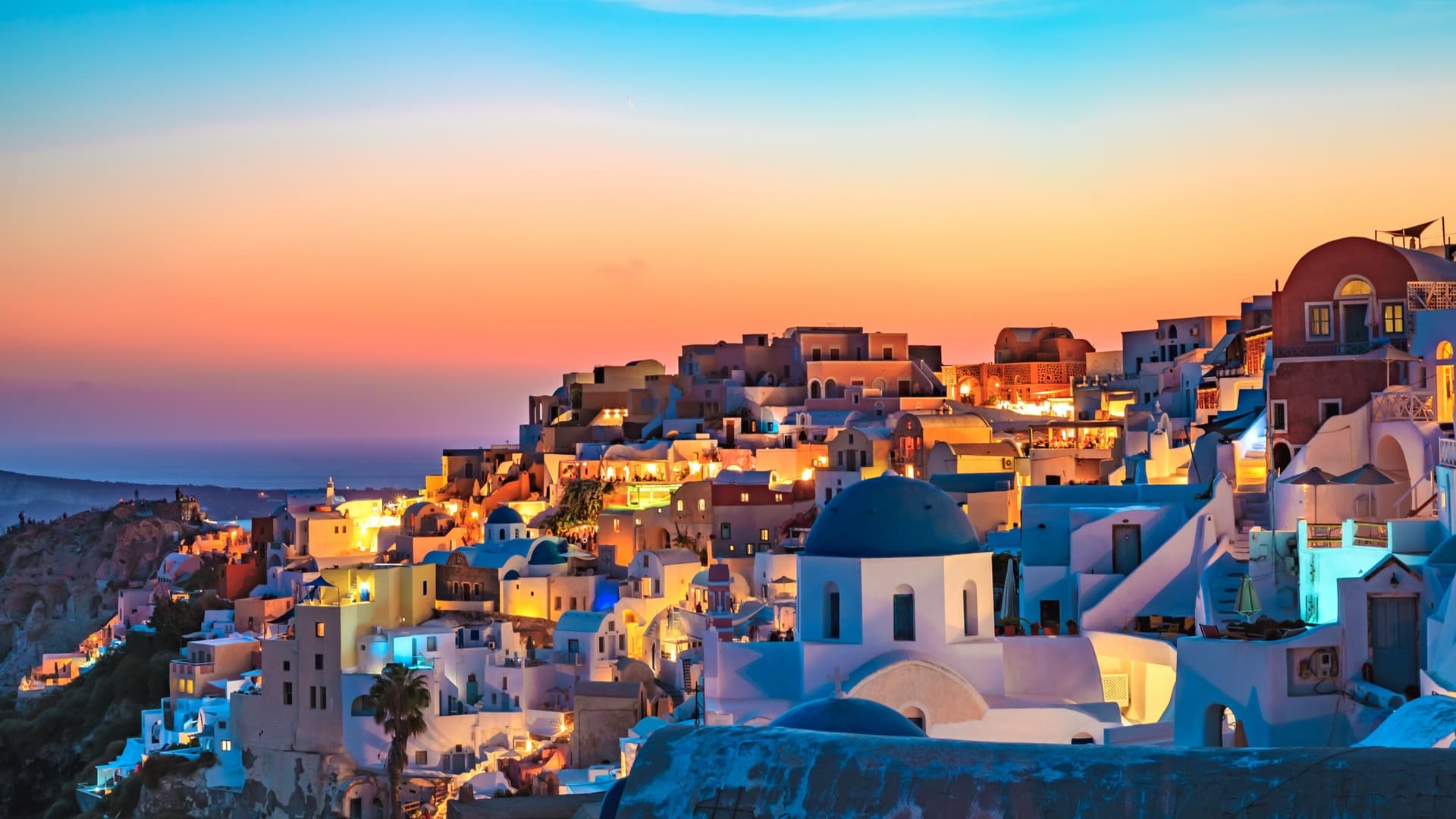 Santorini · whitewashed step